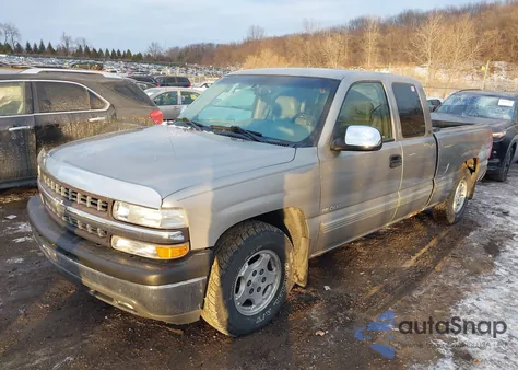 1999 Chevrolet Silverado 1500 Lt из США, поврежденный, VIN 2GCEC19T6X1198291